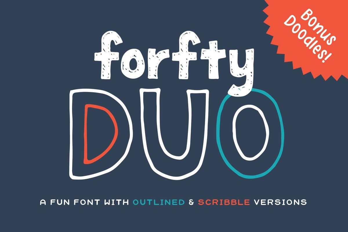 Font Forfty Duo