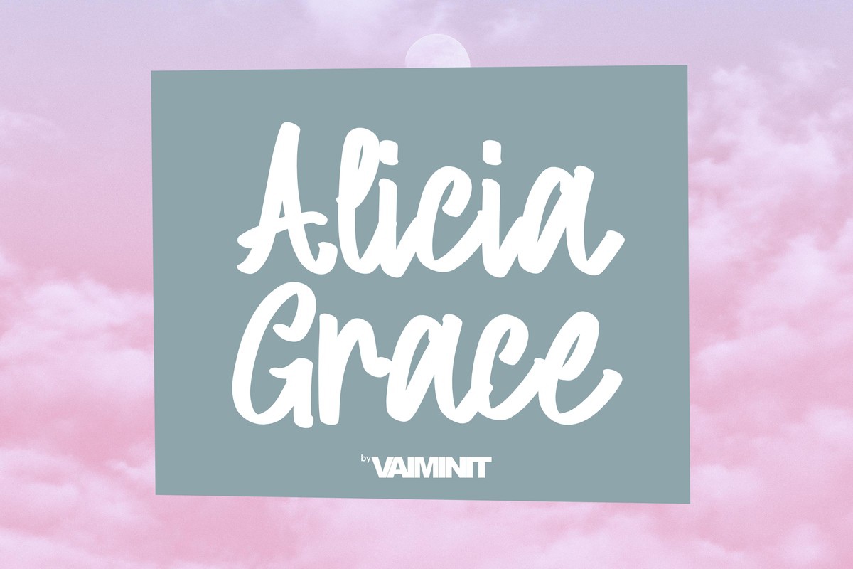 Font Alicia Grace