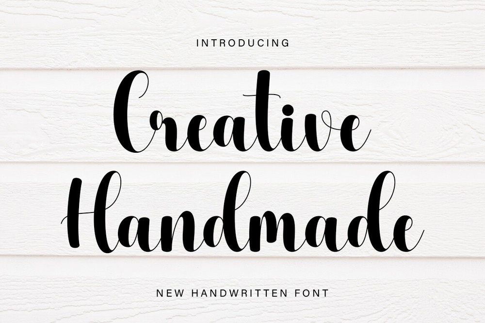 Font Creative Handmade