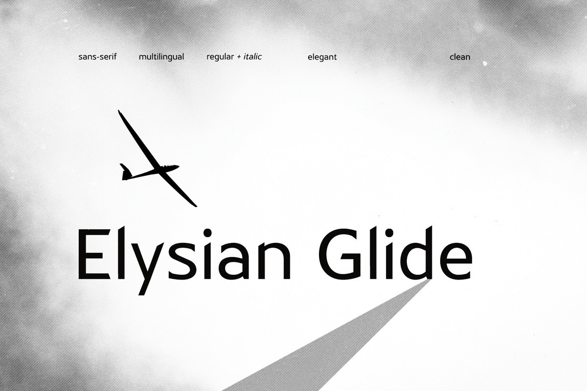 Font Elysian Glide