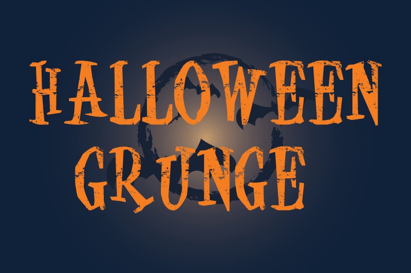 Font Halloween Grunge