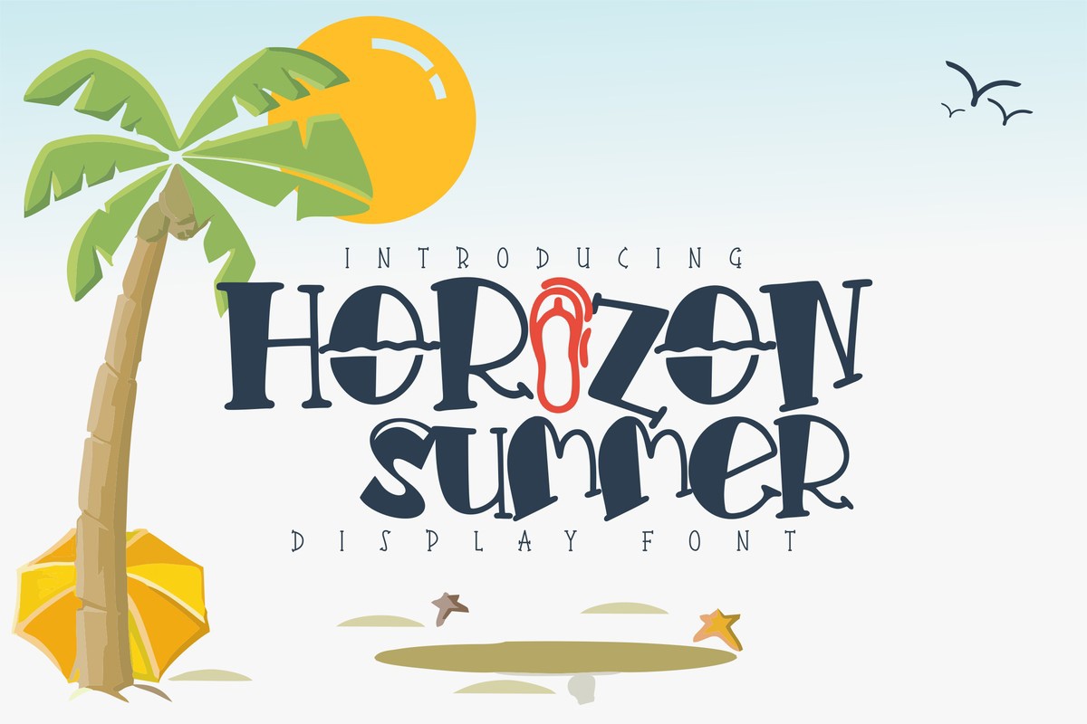 Font Horizon Summer