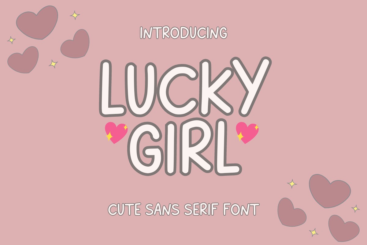 Font LuckyGirl