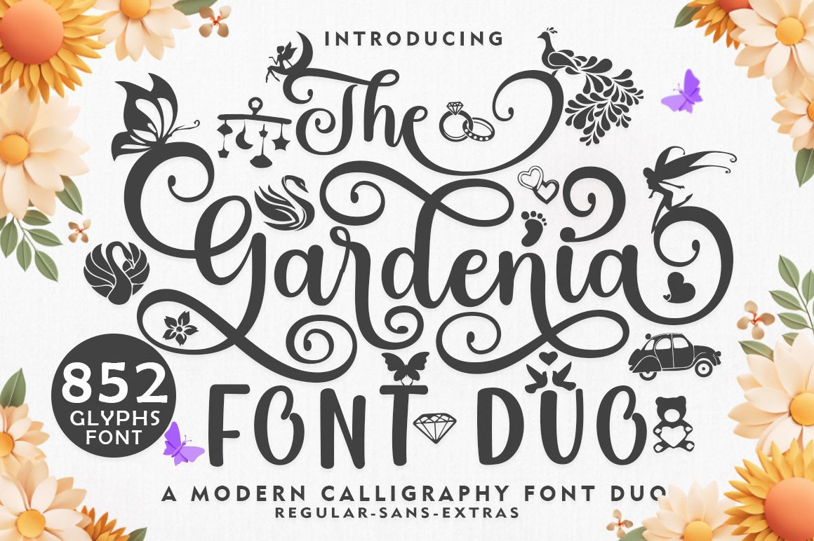 Font The Gardenia Duo