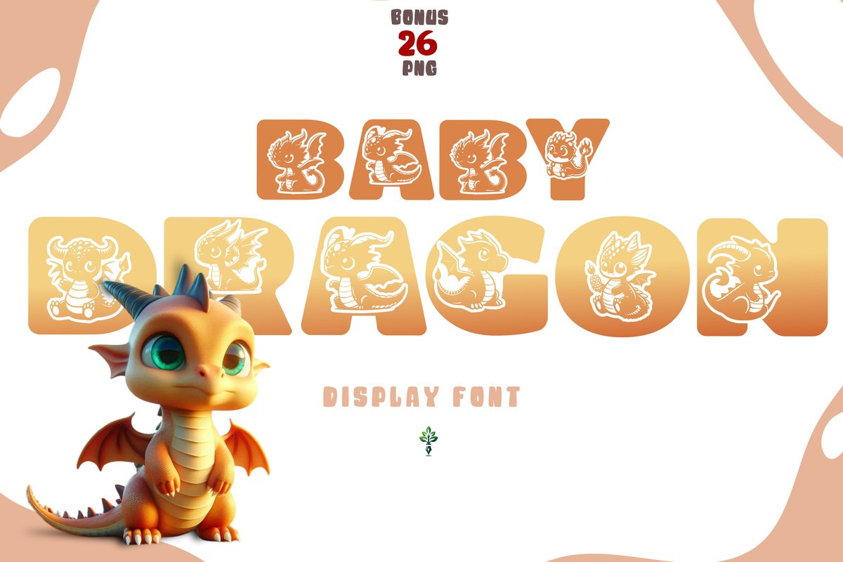 Font Baby Dragon