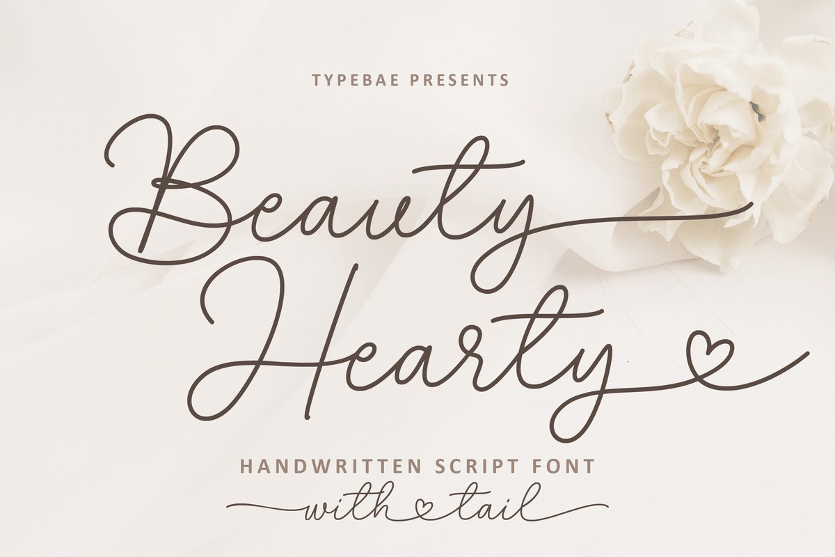 Font Beauty Hearty