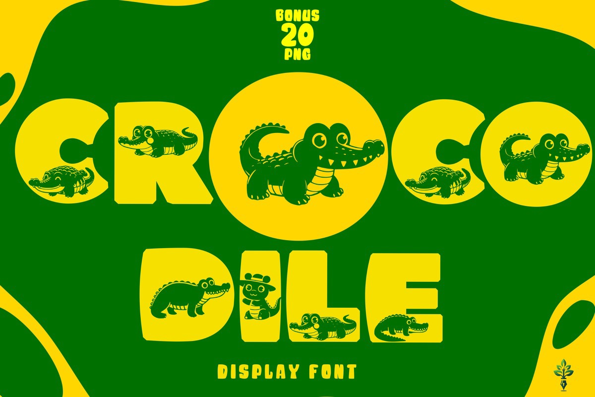 Font Crocodile