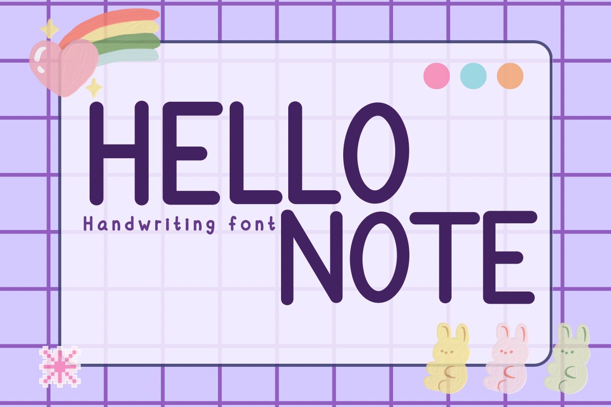 Font Hello Note