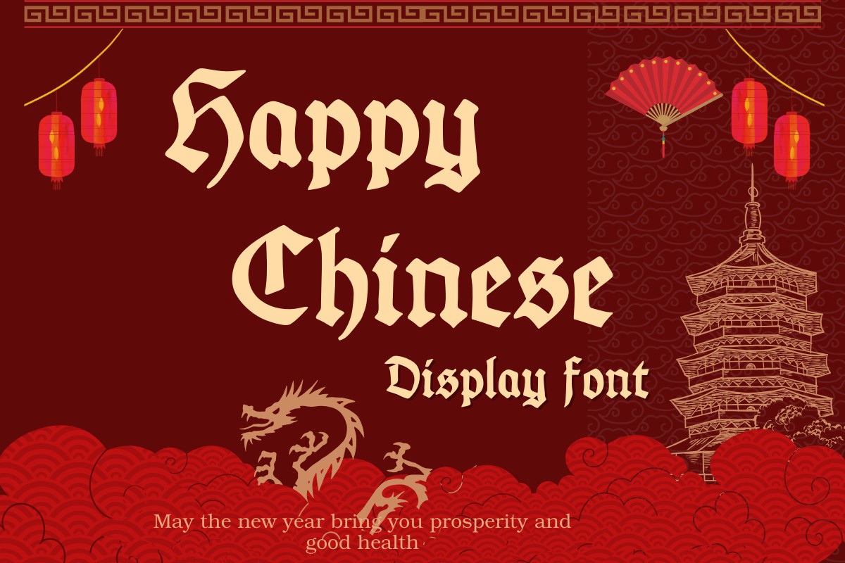 Font Happy Chinese