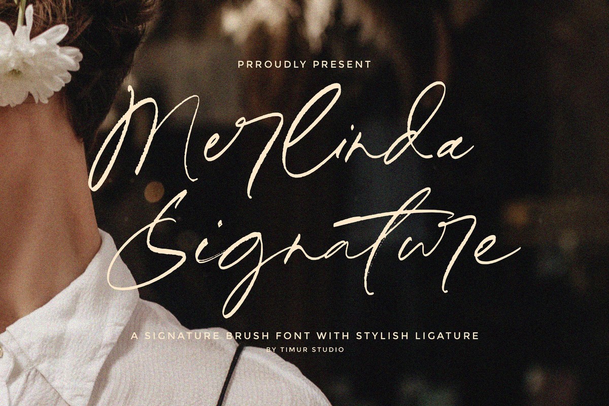 Font Merlinda Signature