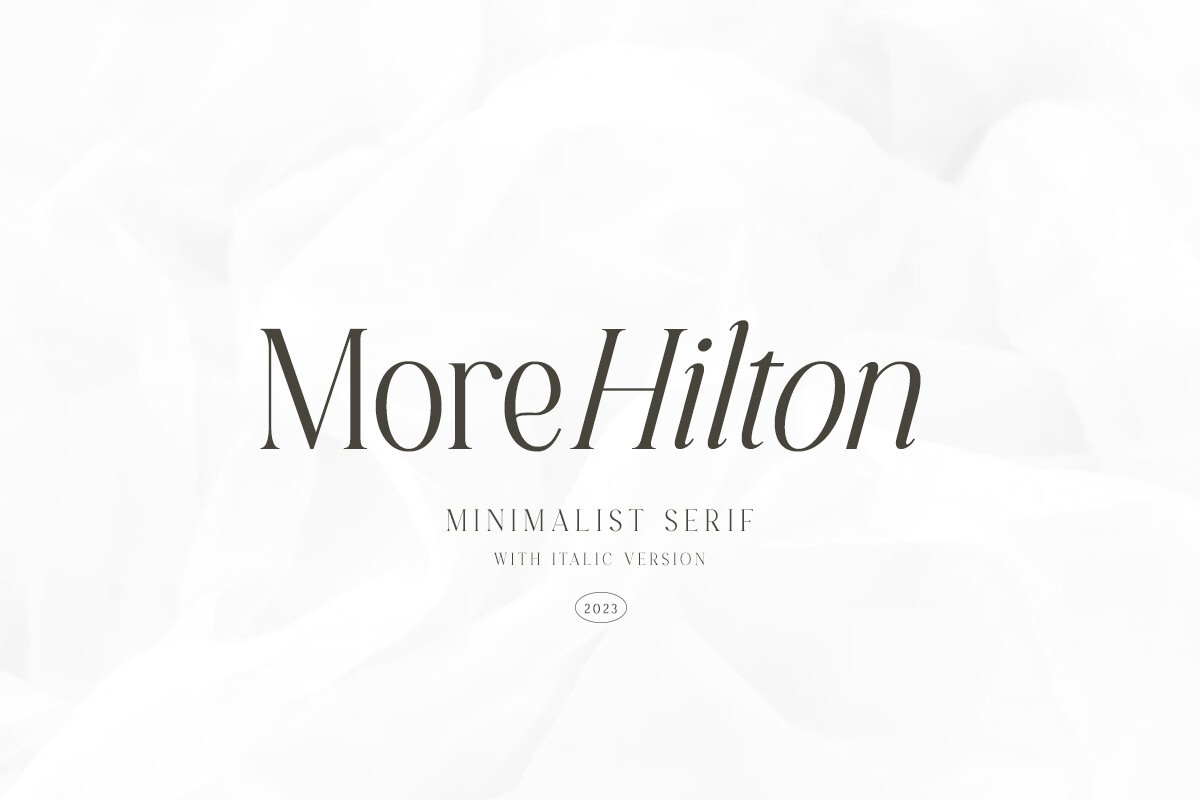 Font More Hilton