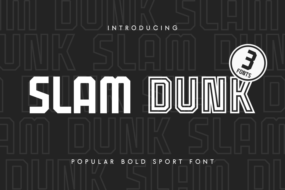 Font Slam Dunk