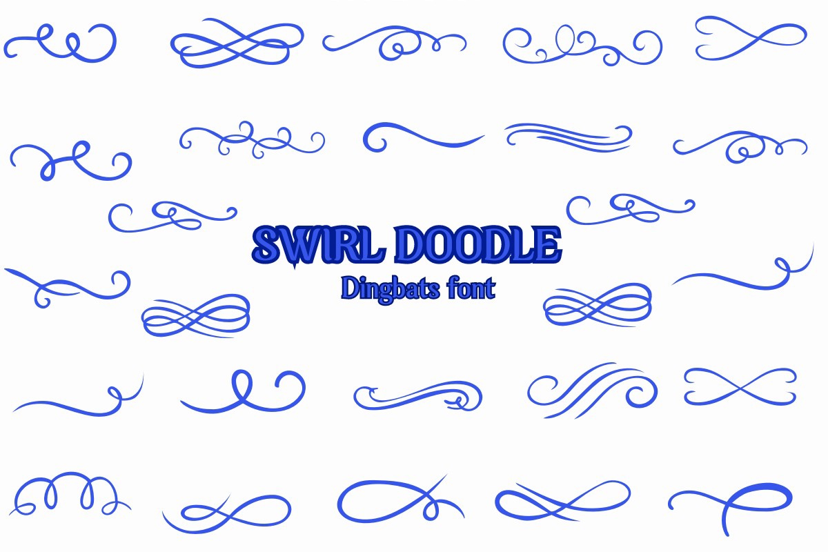 Font Swirl Doodle