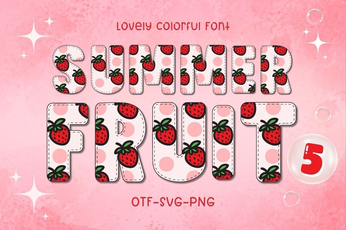 Font Summer Fruit 5