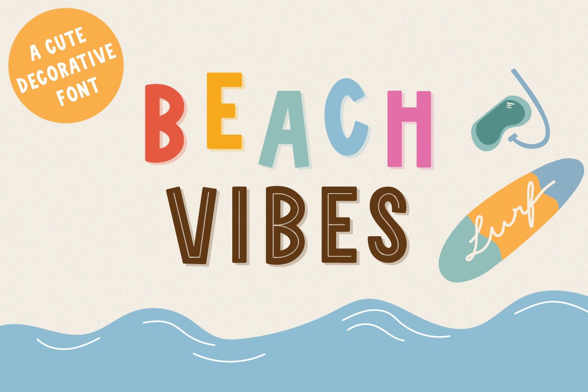 Font Beach Vibes