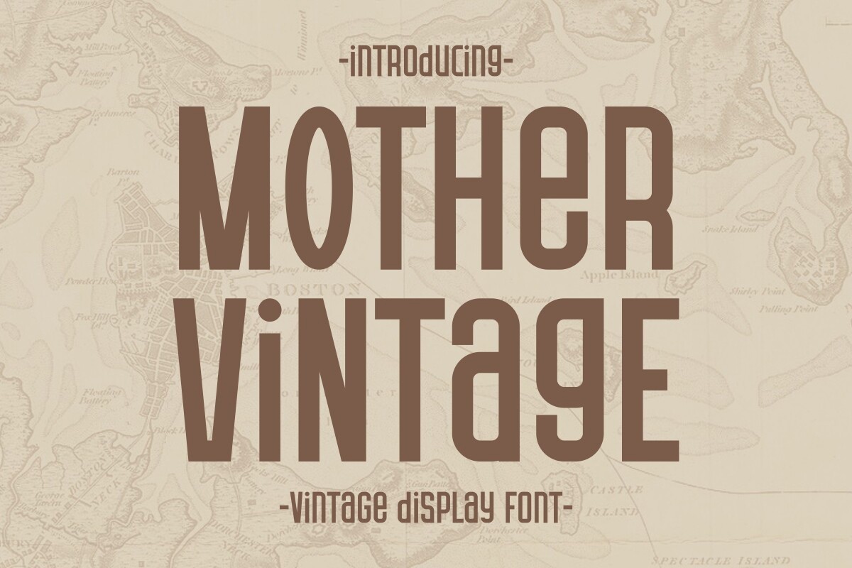 Font Mother Vintage