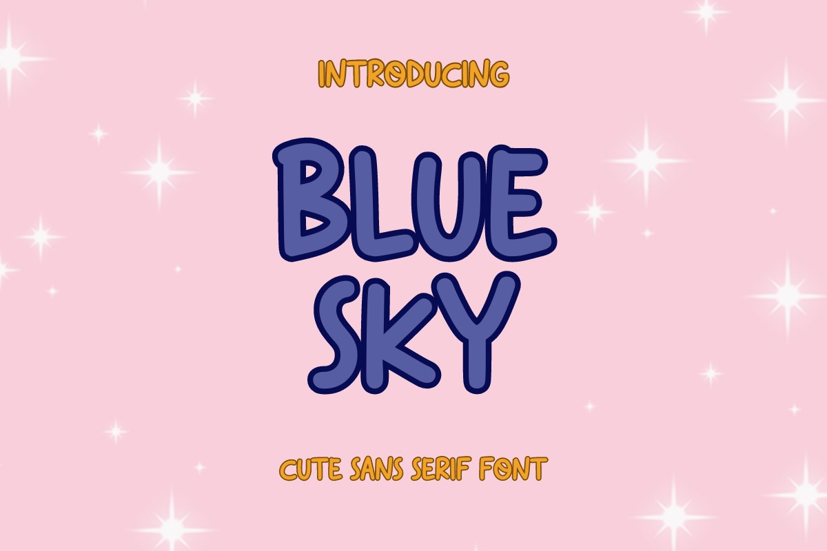 Font BlueSky