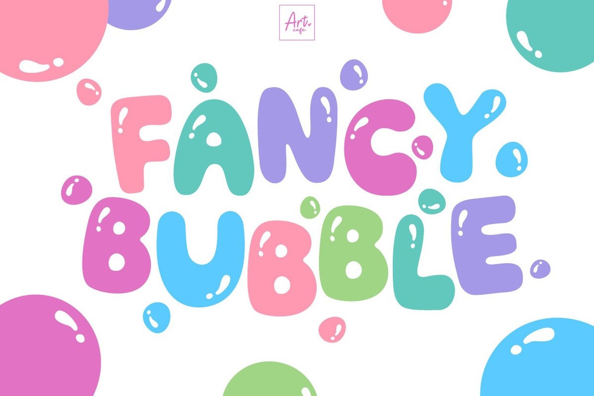 Font Fancy Bubble