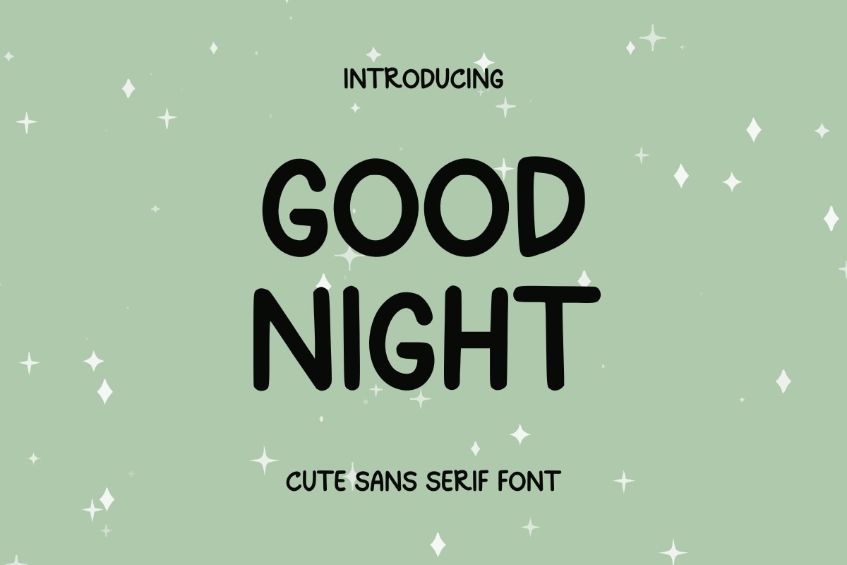 Font GoodNight