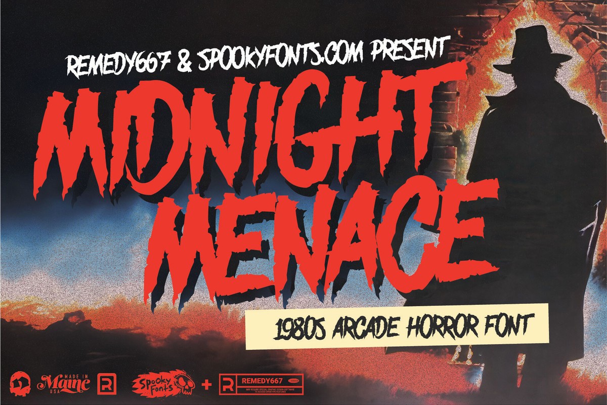 Font Midnight Menace