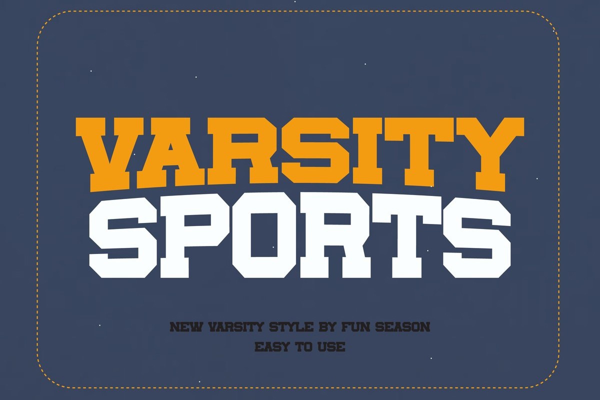 Font Varsity Sports