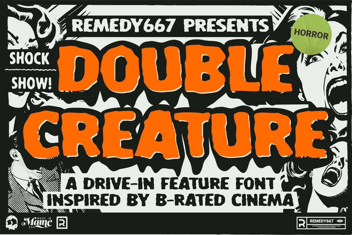 Font Double Creature