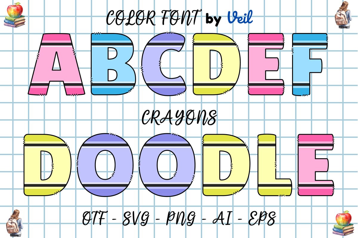 Font Crayons