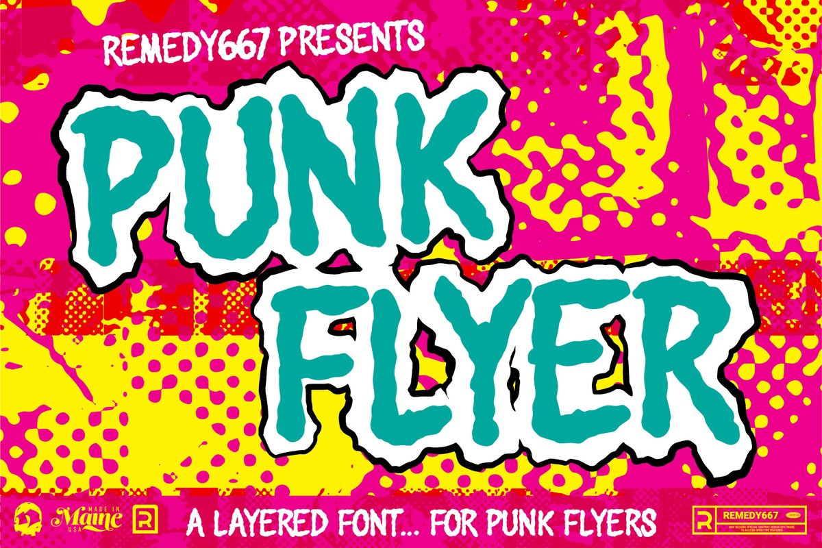 Font Punk Flyer