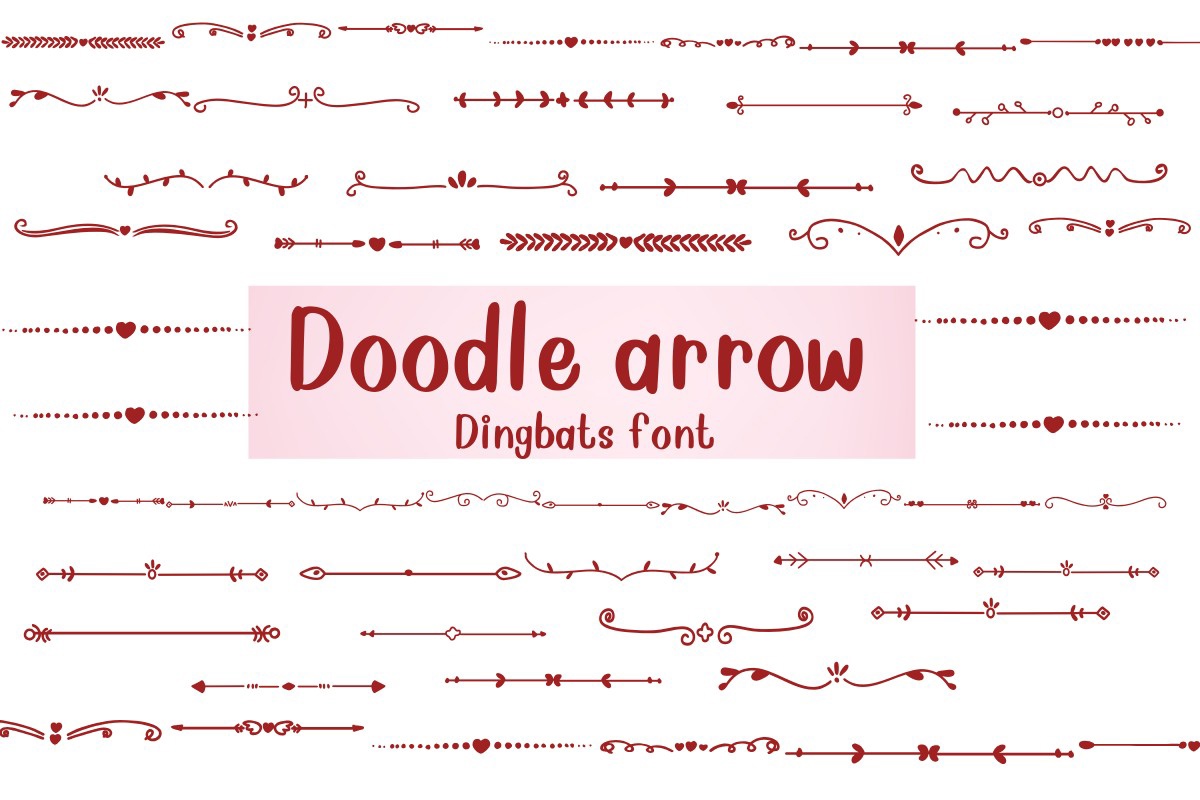 Font Doodle Arrow