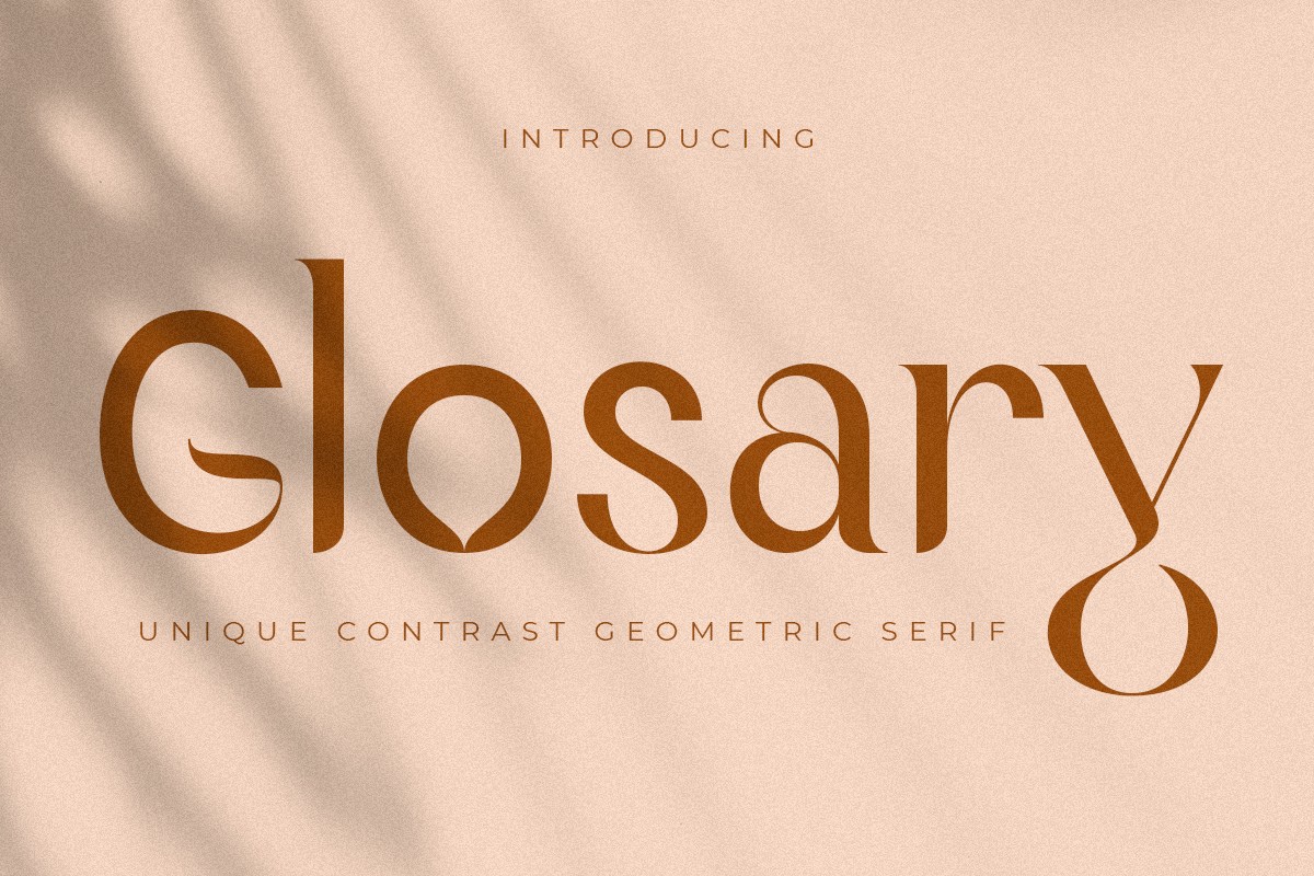 Font Glosary