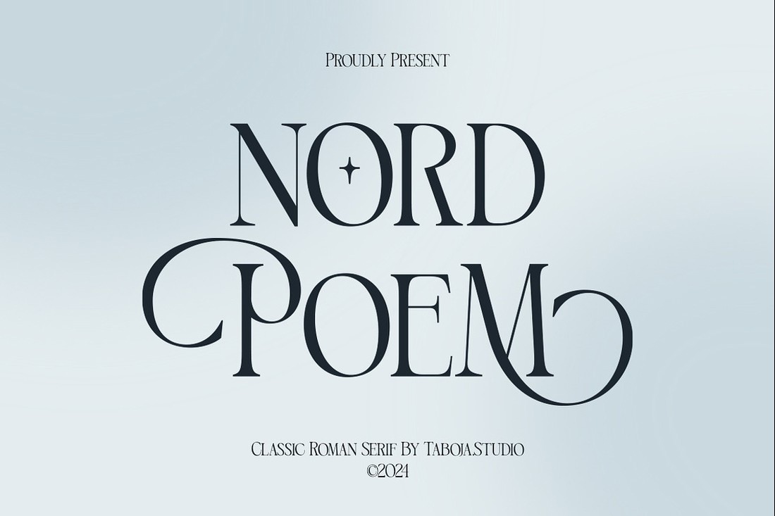 Font Nord Poem