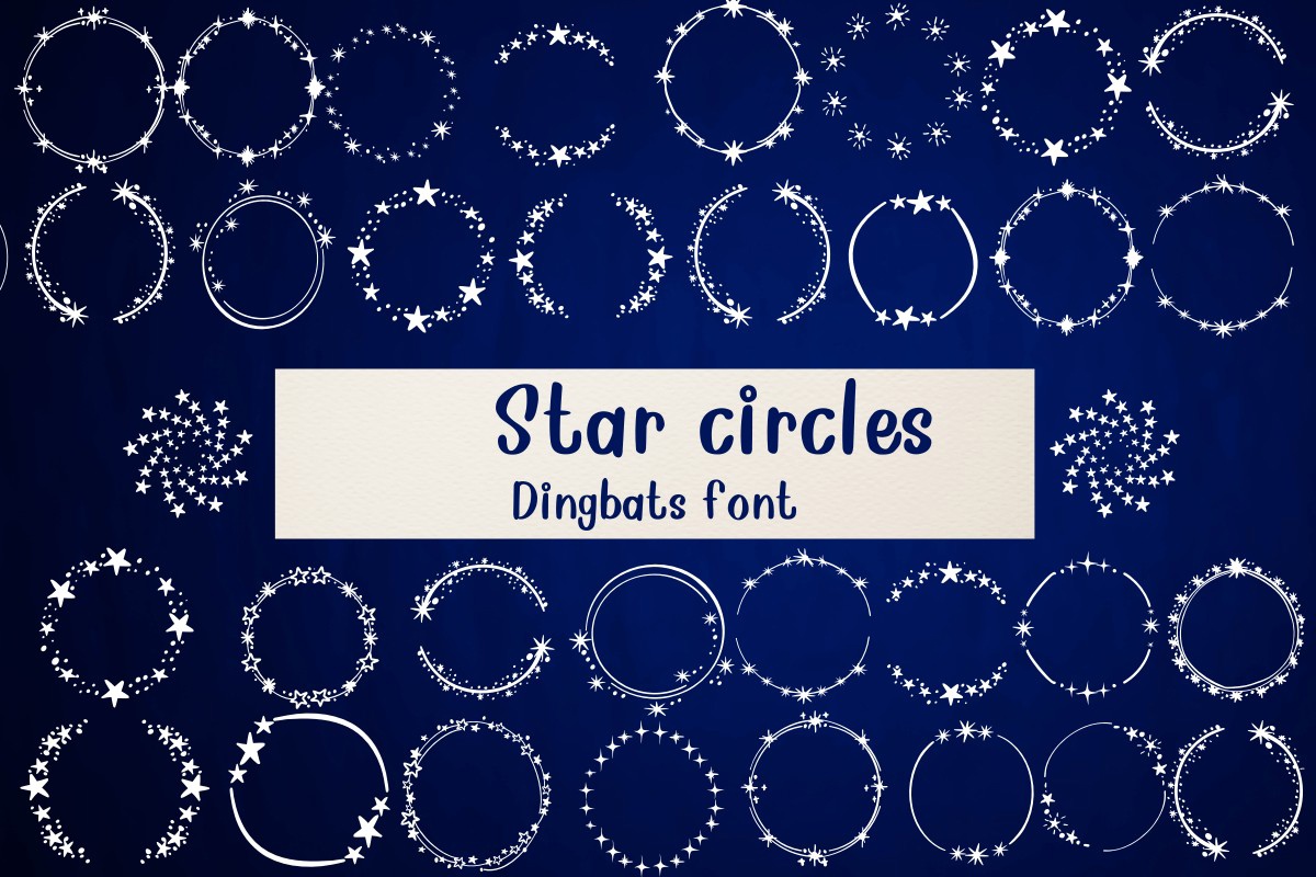 Font Star Circles