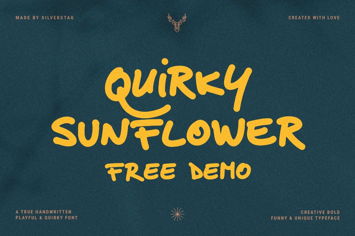 Font Quirky Sunflower