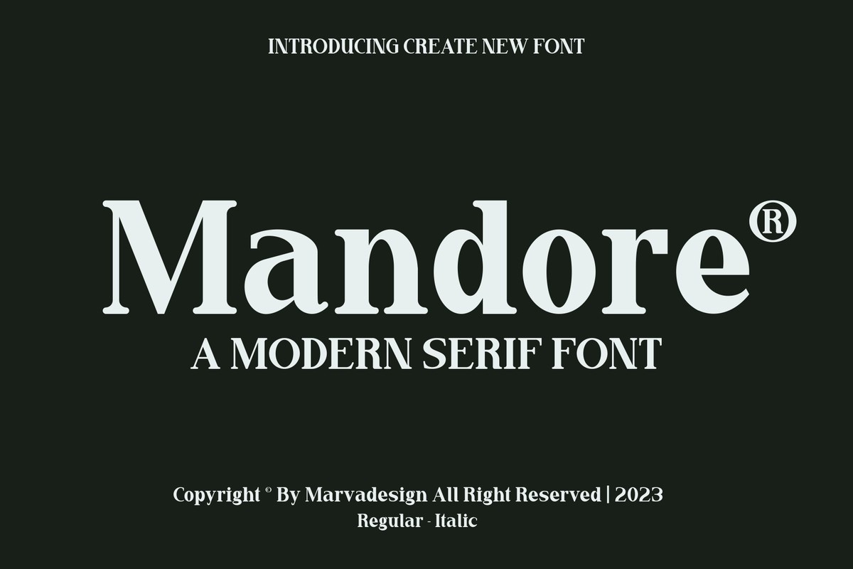 Font Mandore