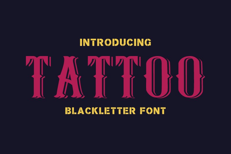 Font Tattoo