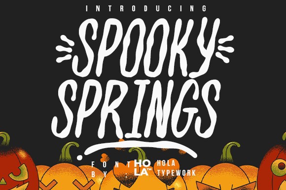 Font Spooky Springs