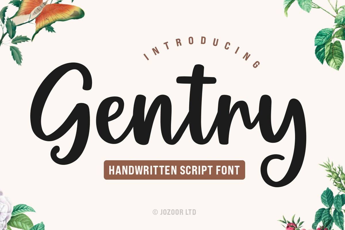 Font JT Gentry