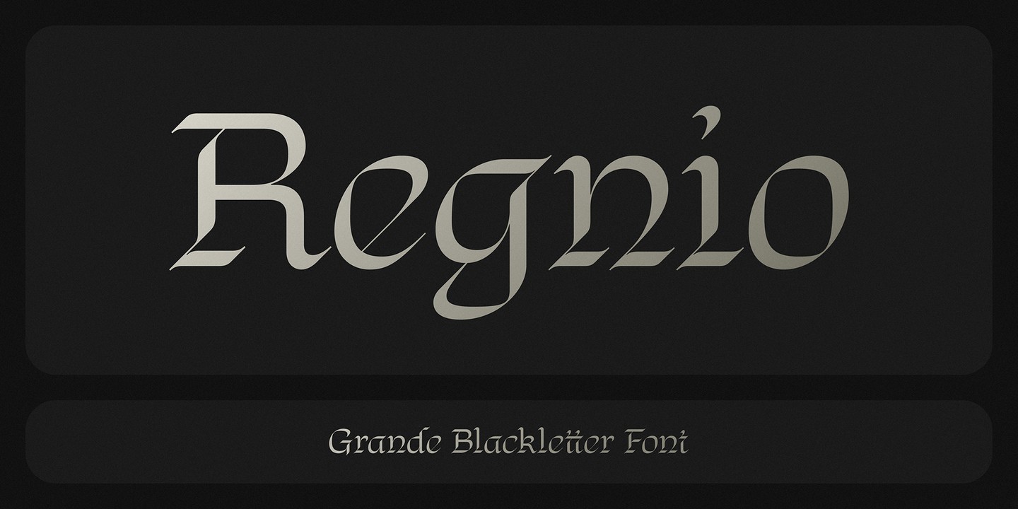 Font Regnio