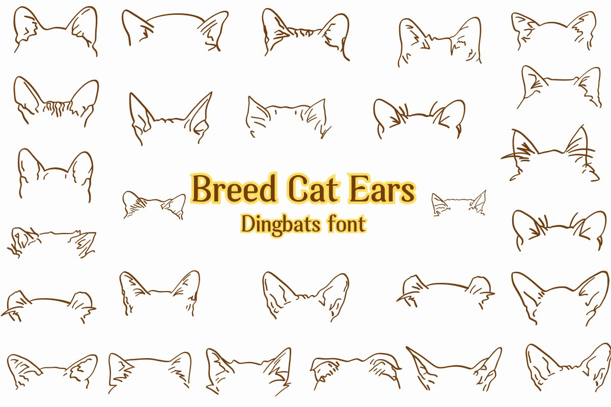 Font Breed Cat Ears