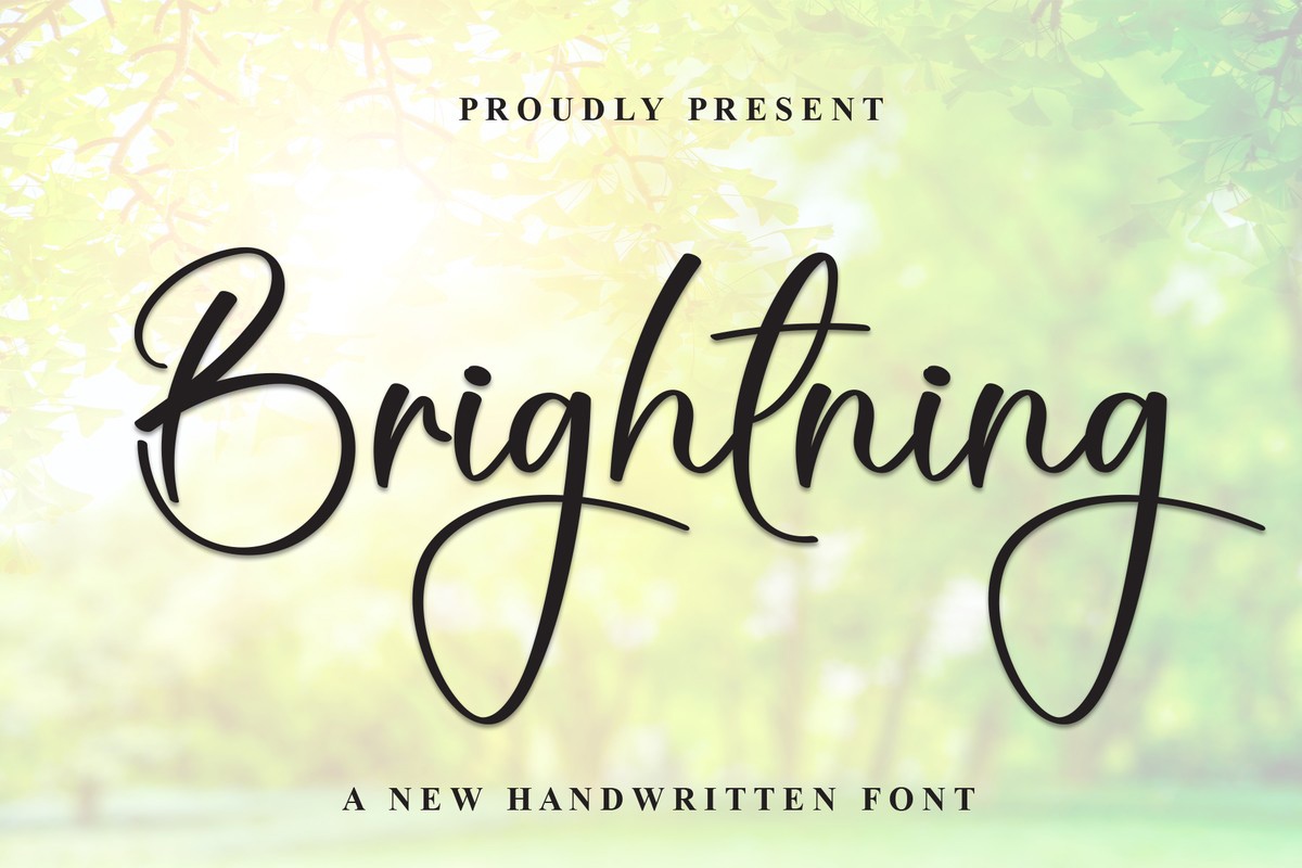 Font Brightning