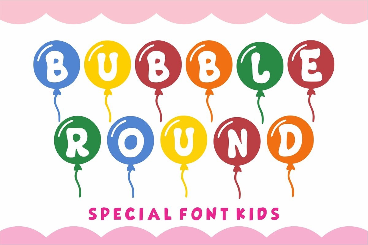 Font Bubble Round