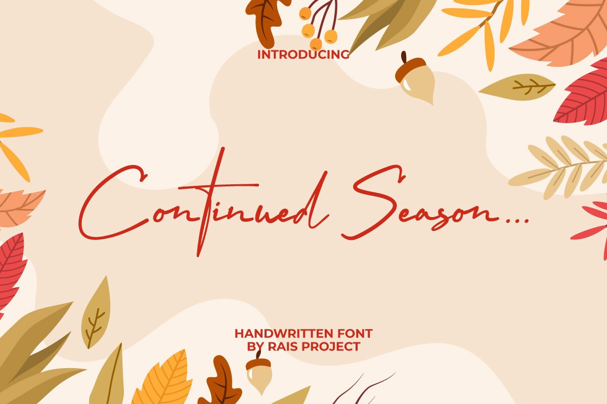 Font Continued Season