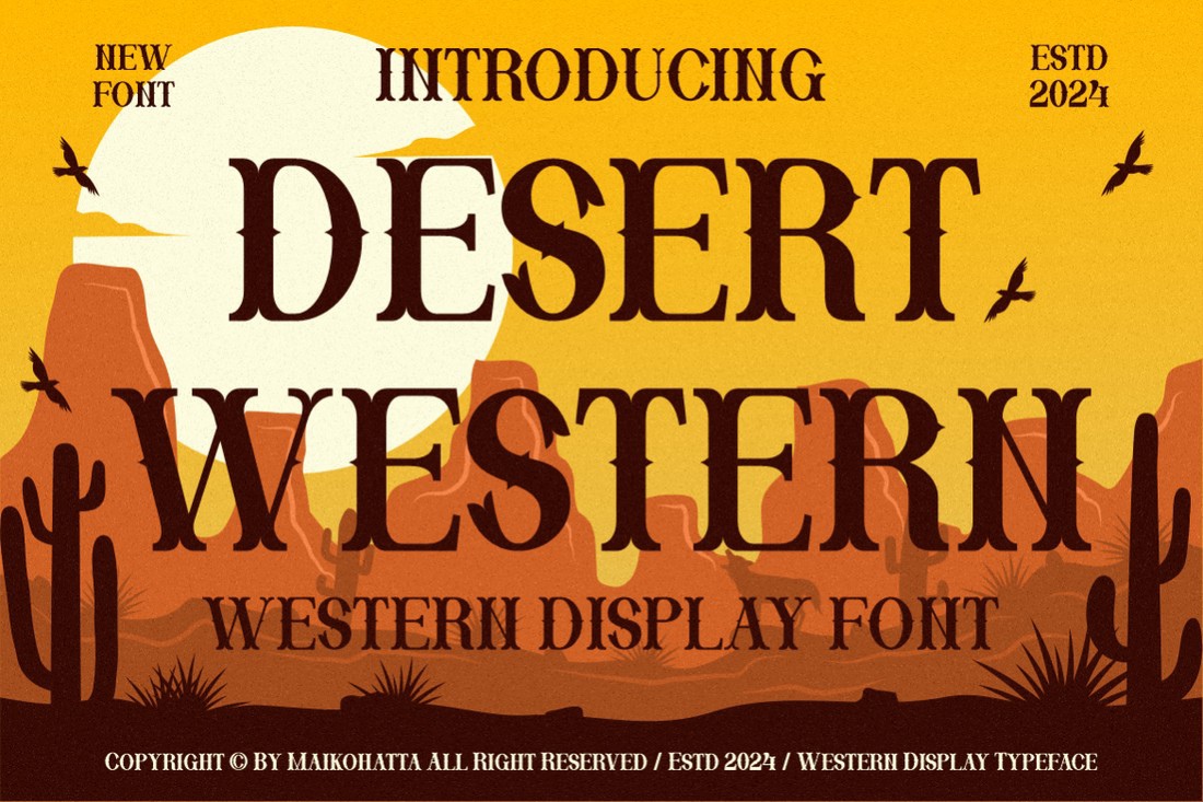 Font Desert Western