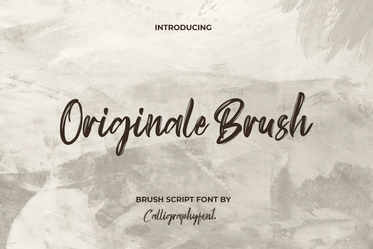 Font Originale Brush