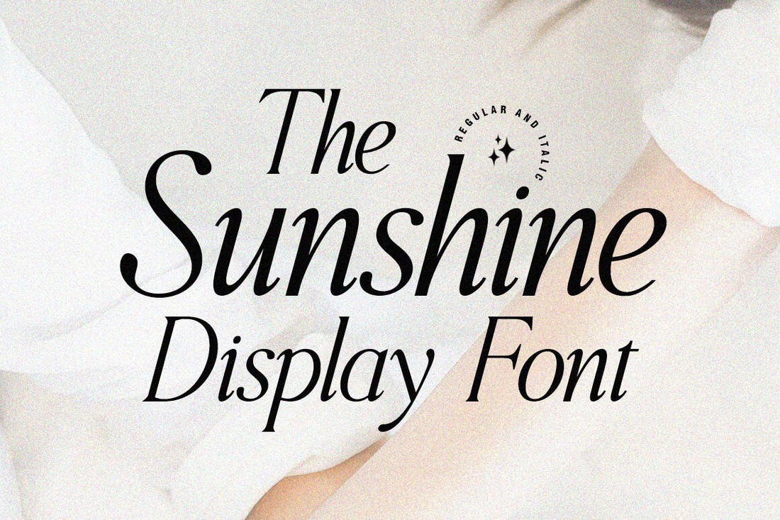 Font The Sunshine Display