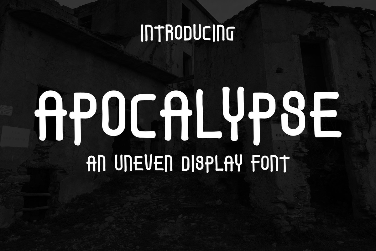 Font Apocalypse Bold