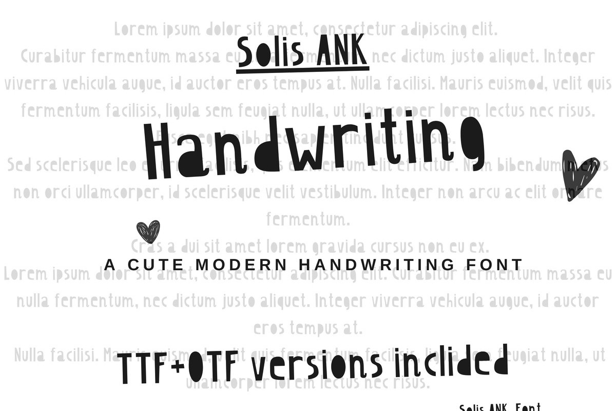 Font Solis Ank